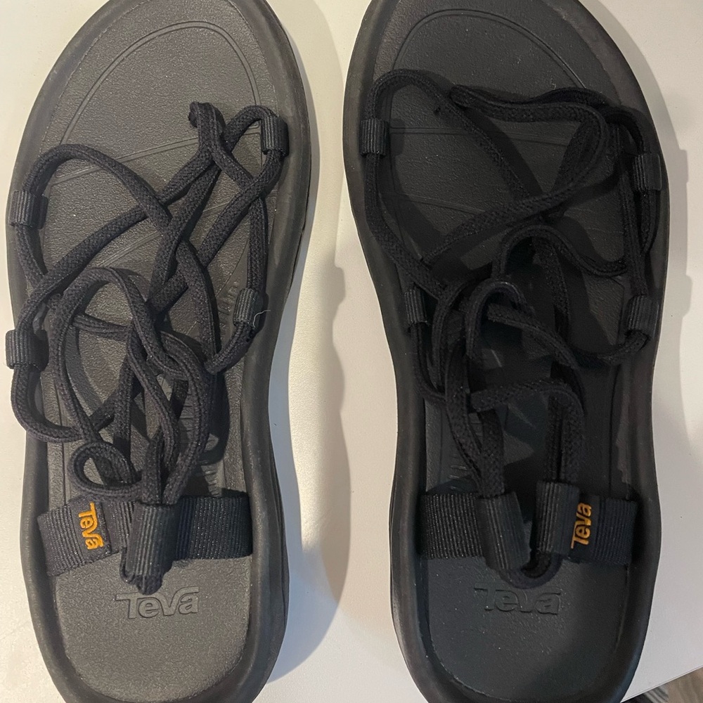 Teva Women's Black Sandals Size 10